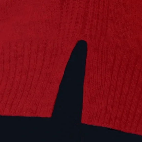 Mario Serrani Red Cashmere Crew Neck Sweater – Size S – 100% Cashmere – NWT - Picture 5 of 12